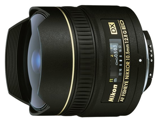 Nikkor 10,5mm f/2.8G ED Fisheye DX